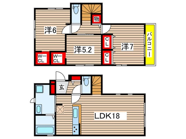 Kolet四街道和良比の物件間取画像